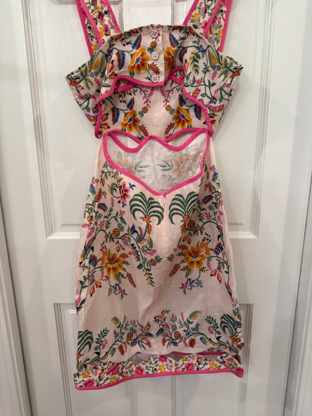 Farm Rio Floral Linen Mini Dress - Picture 3 of 6